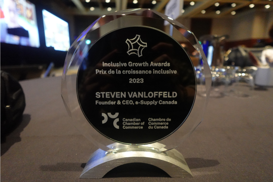 eSupply Canada Wins Inclusive Growth Award from the Canadian Chamber of Commerce